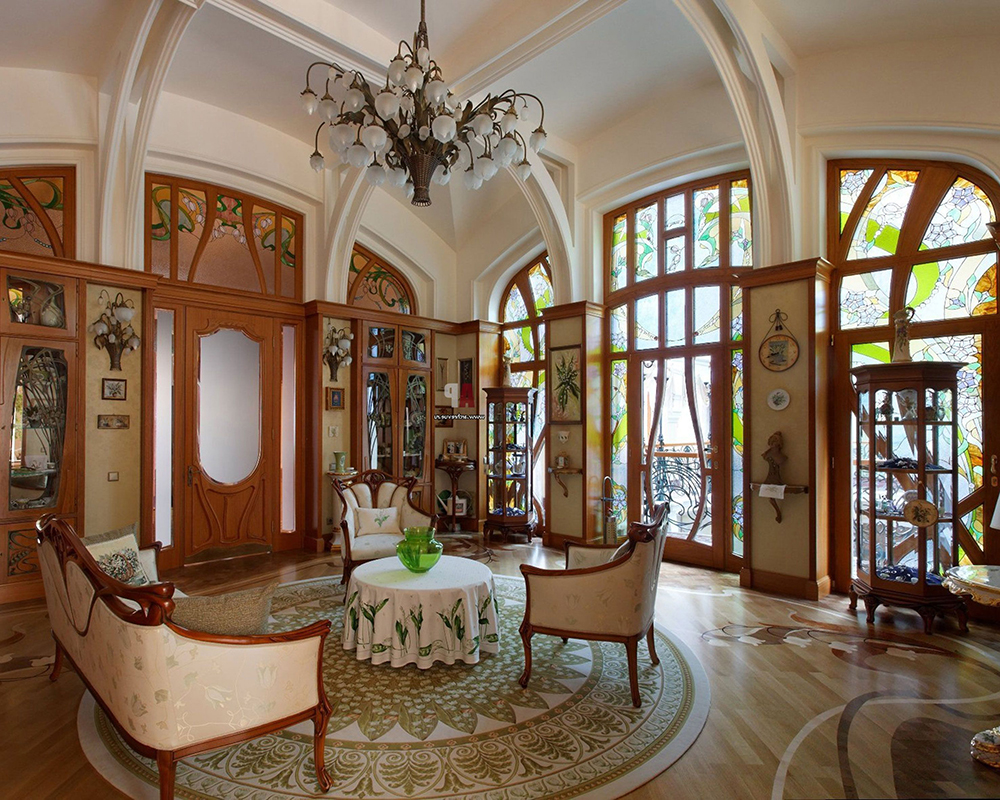 Phòng khách Phong cách Art Nouveau